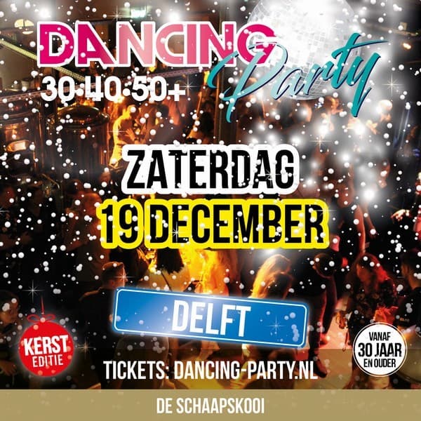 30+40+50+ Dancing Party Delft - Kerst Editie - Christmas Party