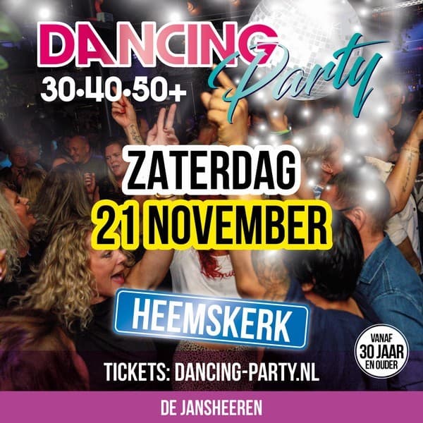 30+40+50+ Dancing Party Heemskerk