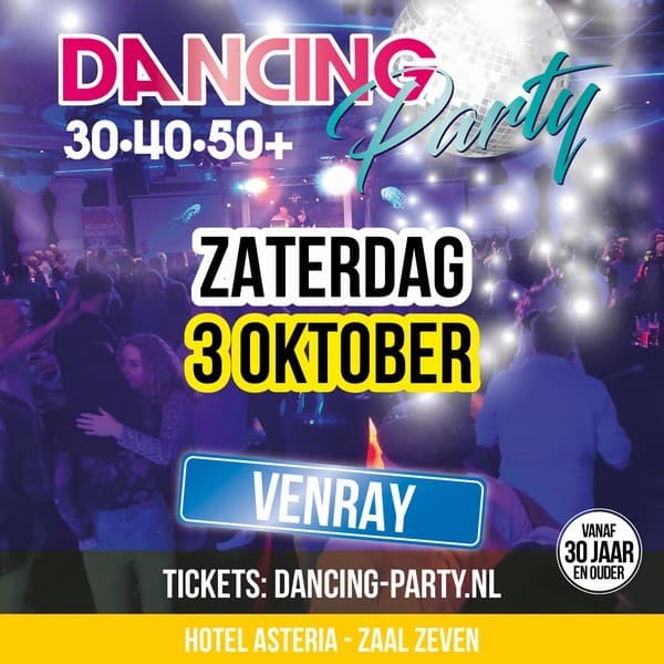 30+40+50+ Dancing Party Venray