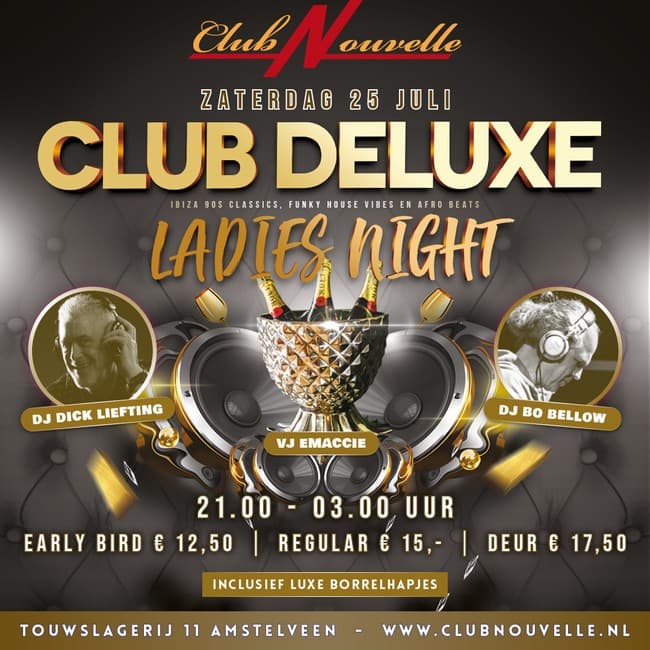 30+ Club Deluxe Party ( Ladies Night Edition )