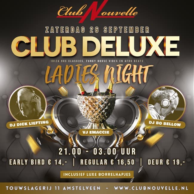 30+ Club Deluxe Party ( Ladies Night Edition )