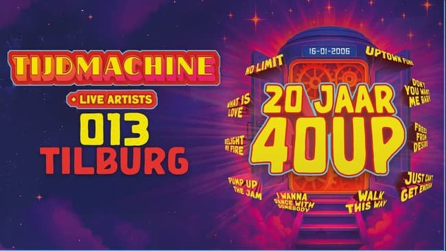 40up Tijdmachine Tour