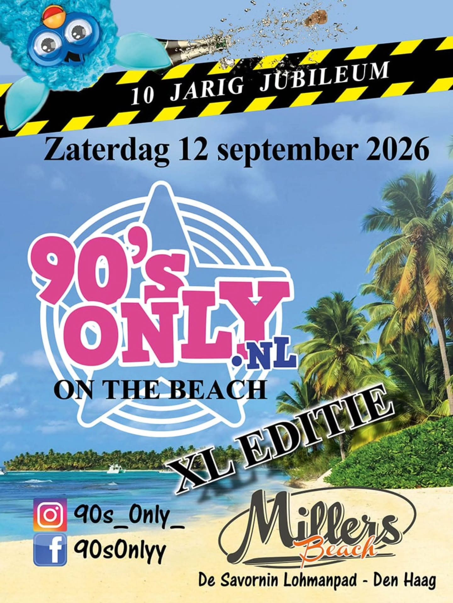 90's Only On The Beach·XL Editie