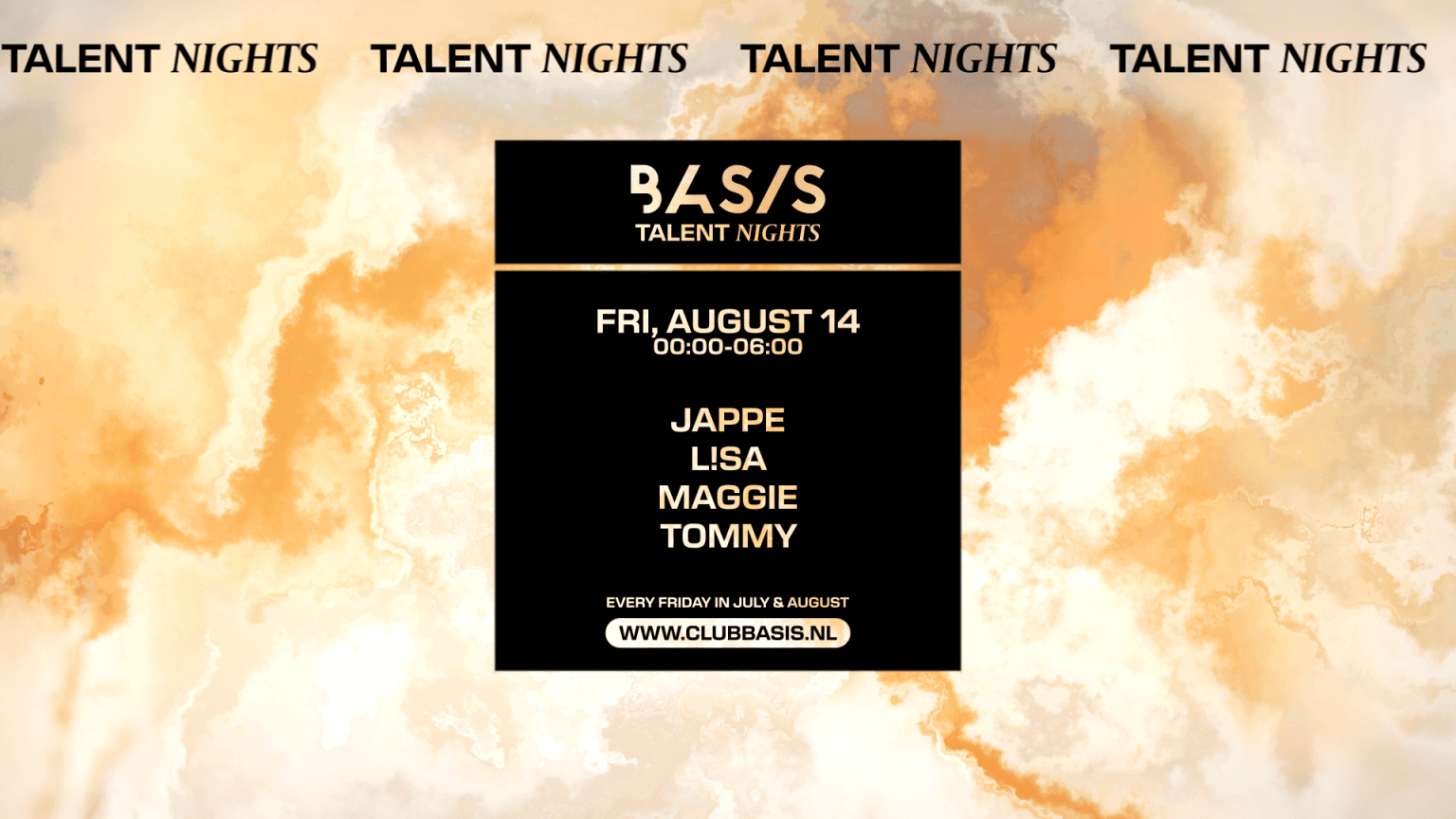 BASIS Talent Night/ Jappe/ L!SA/ MAGGIE/ TOMMY