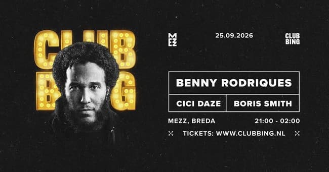 Clubbing: Benny Rodrigues