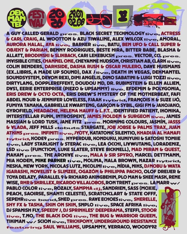 Dekmantel festival - Sunday