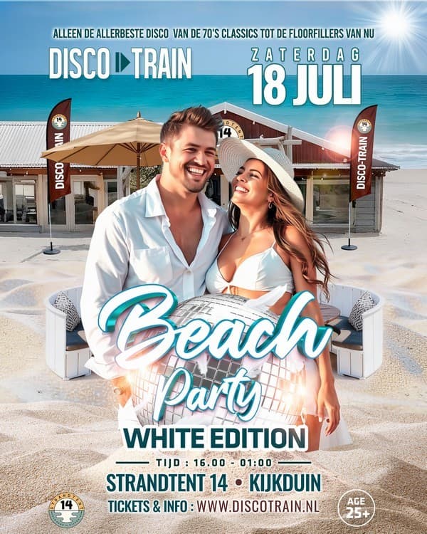 Disco-Train Beach Party 70s 80s 90s 00s