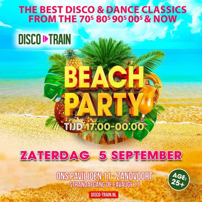 Disco-Train Beach Party - Zandvoort