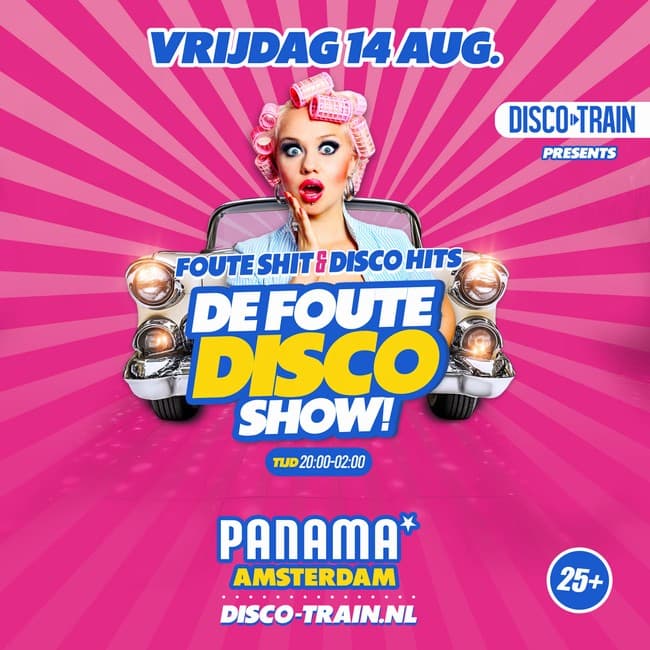 Disco-train - De Foute Disco Show - A'dam