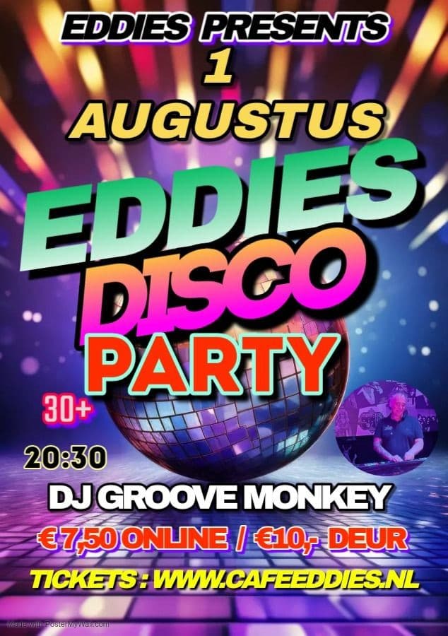 Eddie’s Discoparty met Dj Groove Monkey