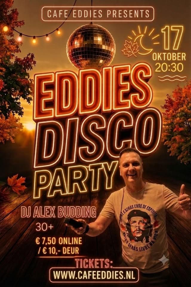 Eddies Disco Party met Dj Alex Buding