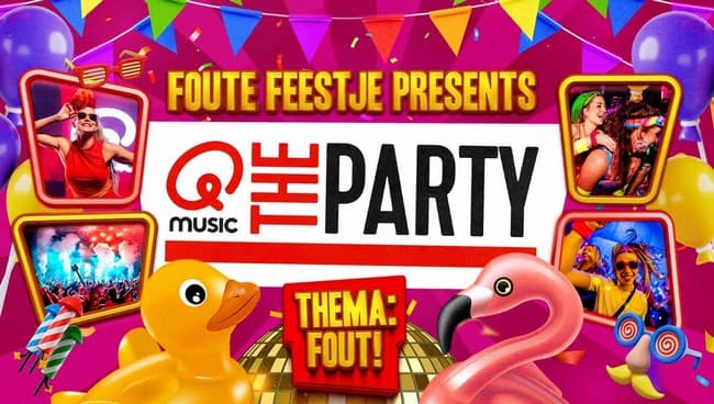 Foute Feestje in Purmerend: Qmusic The Party Fout!