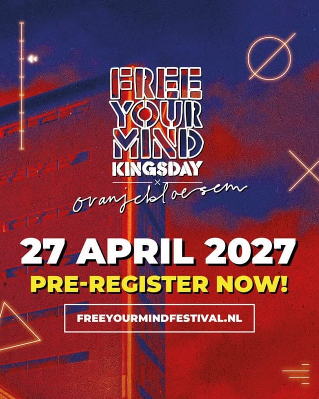 Free Your Mind x Oranjebloesem Kingsday