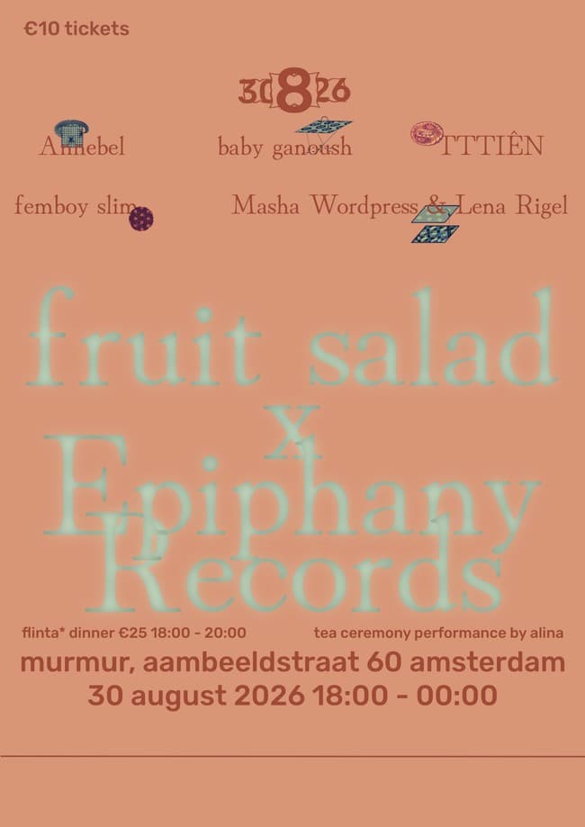 Fruit Salad x Epiphany Records