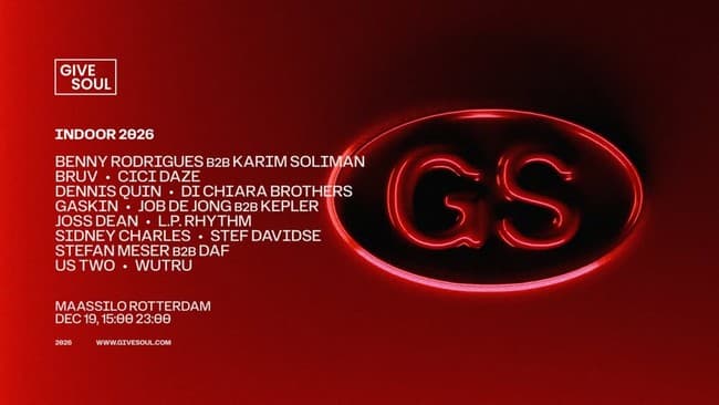 Give Soul Indoor 'Closing 2026'