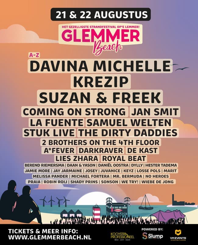 Glemmer Beach Festival 2026 - zaterdag