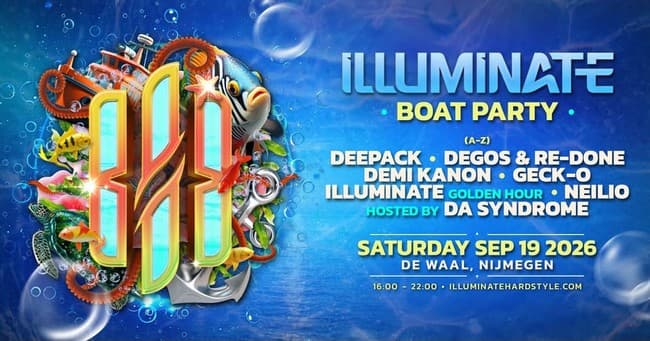 Illuminate The Hardstyle Classics Boatparty.