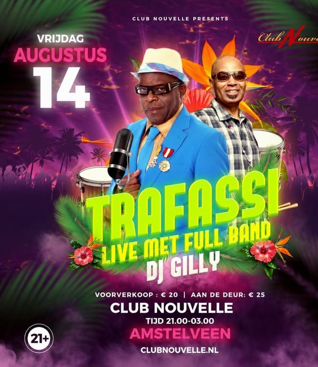 Live Night met Band Trafassi & Dj Gilly