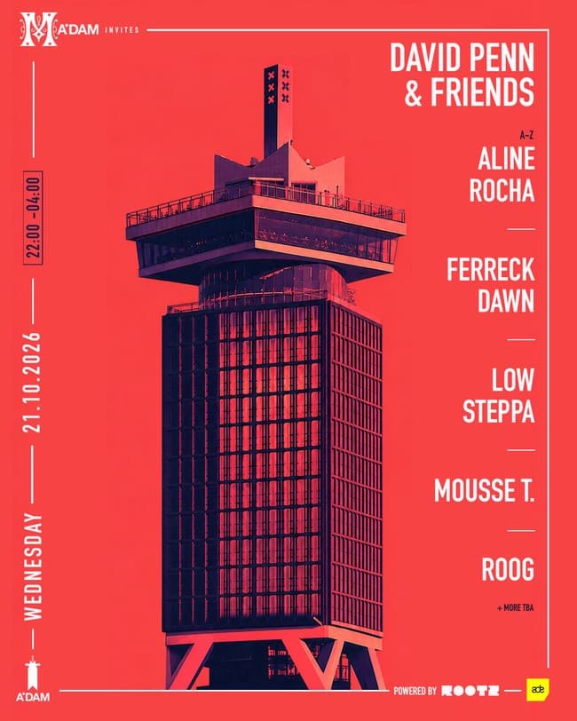 Madam invites: David Penn & friends ADE