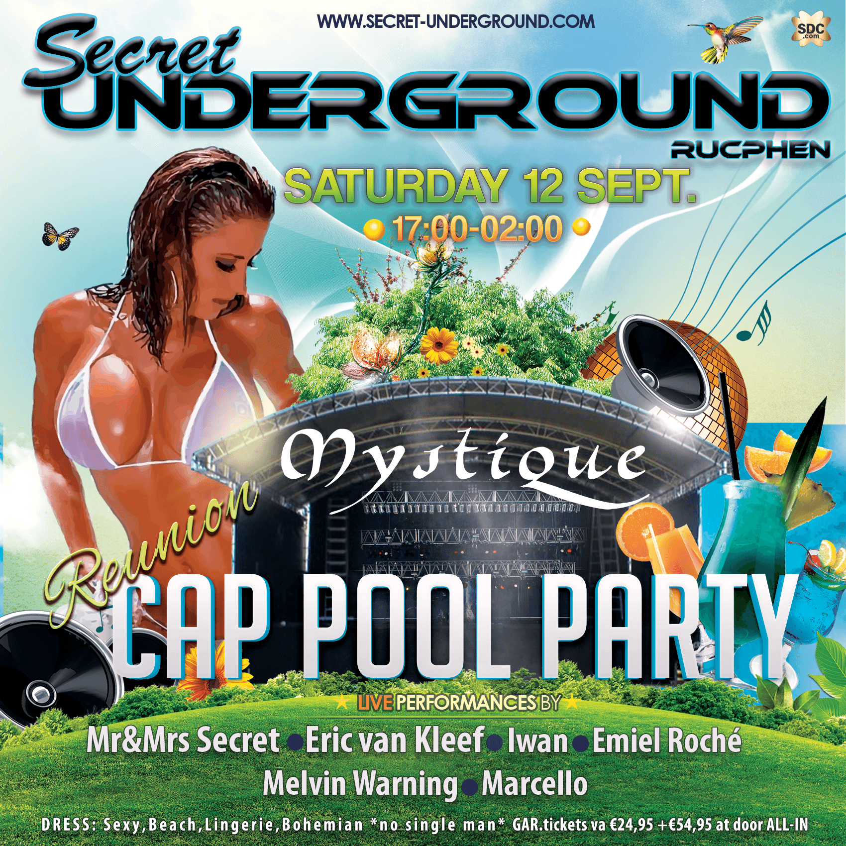 Reunion Cap PoolParty·Secret Underground