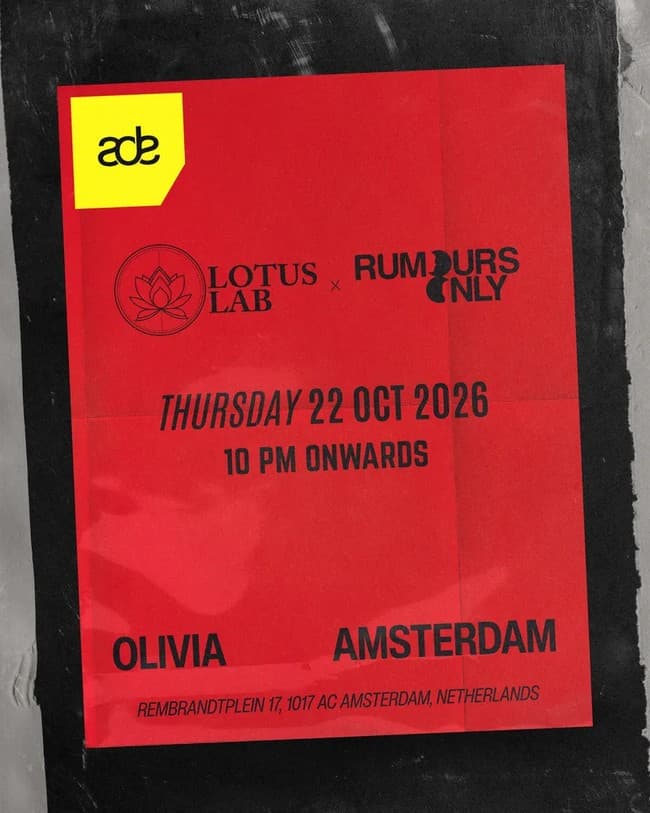Rumours Only x Lotus Lab ADE Special