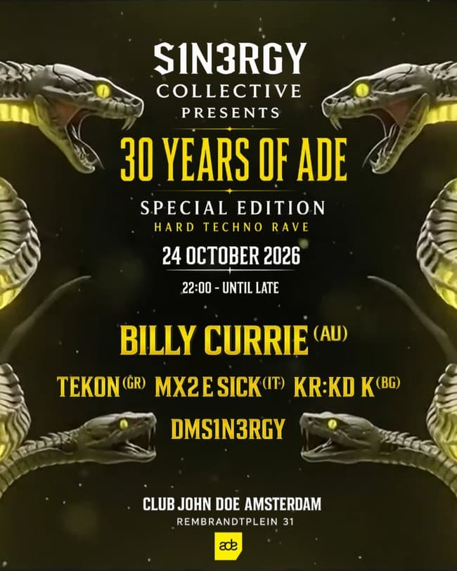 S1n3rgy Collective presents: 30 Years Of ADE
