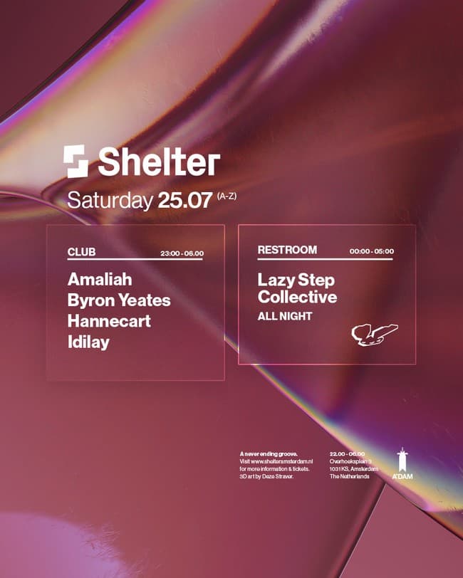 Shelter - Amaliah, Byron Yeates, Hannecart, Idilay & More