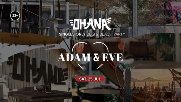 Summer Beach Party & Bbq - Adam & Eve
