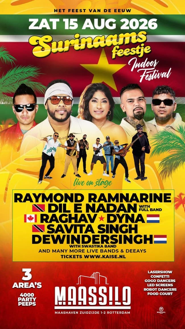 Surinaams Feestje Indoor Festival 2026
