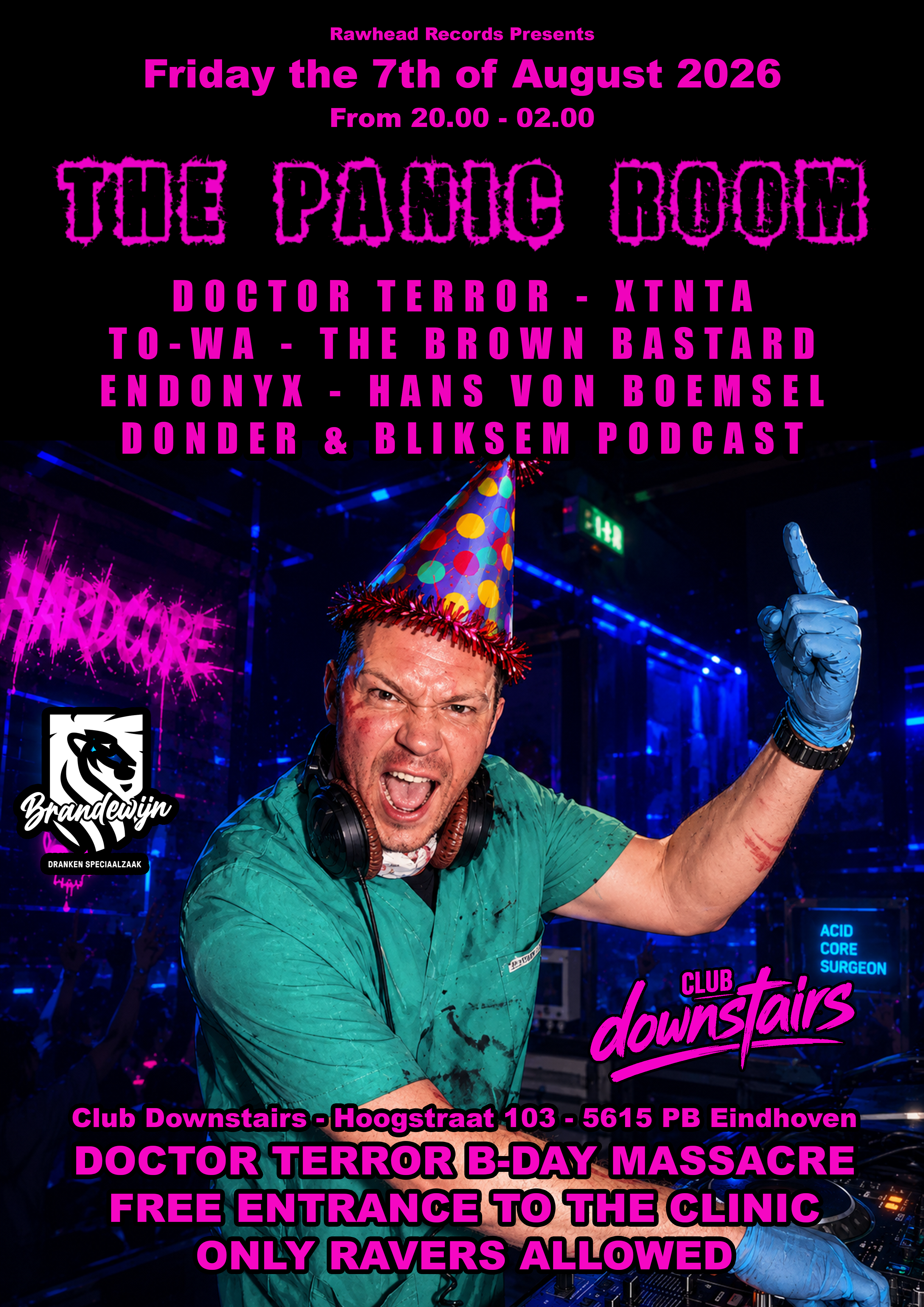 THE PANIC ROOM·DOCTOR TERROR B-DAY MASSACRE