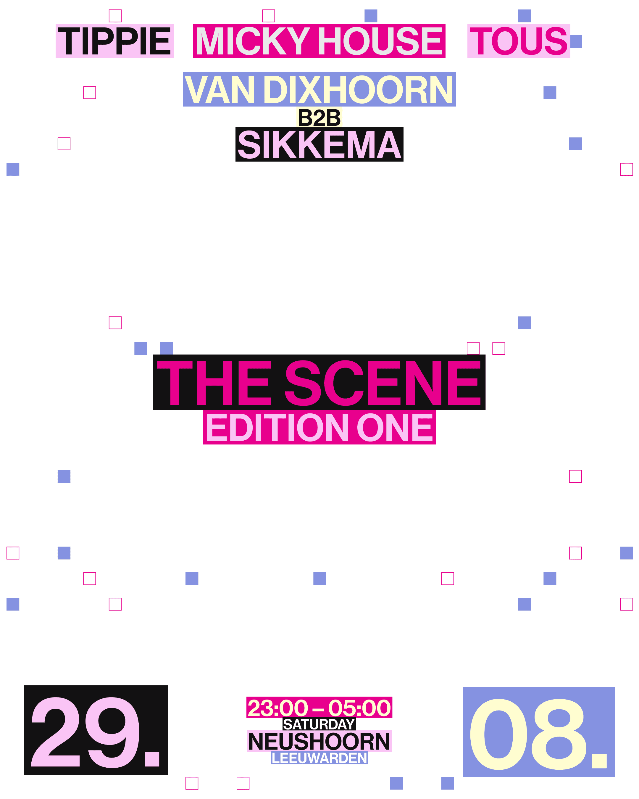 THE SCENE#1·Underground house music event