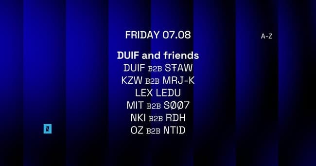 Toffler presents Duif and Friends