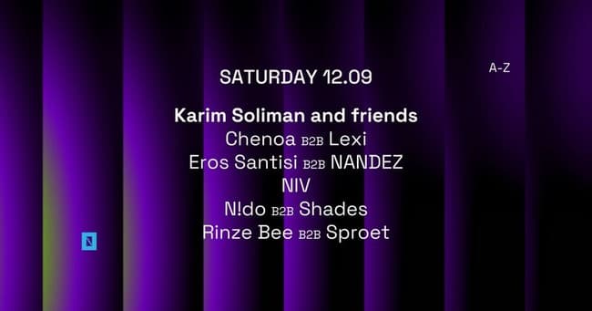 Toffler presents Karim Soliman and Friends