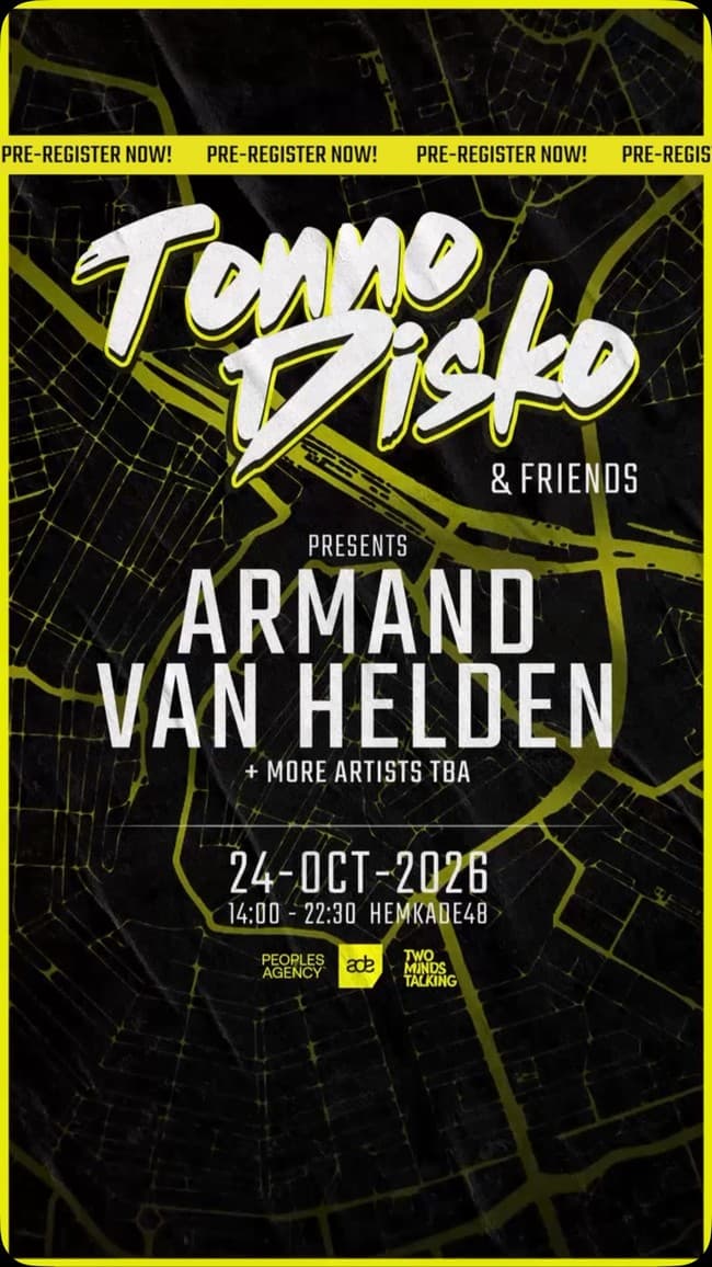 Tonno Disko & Friends presents Armand van Helden