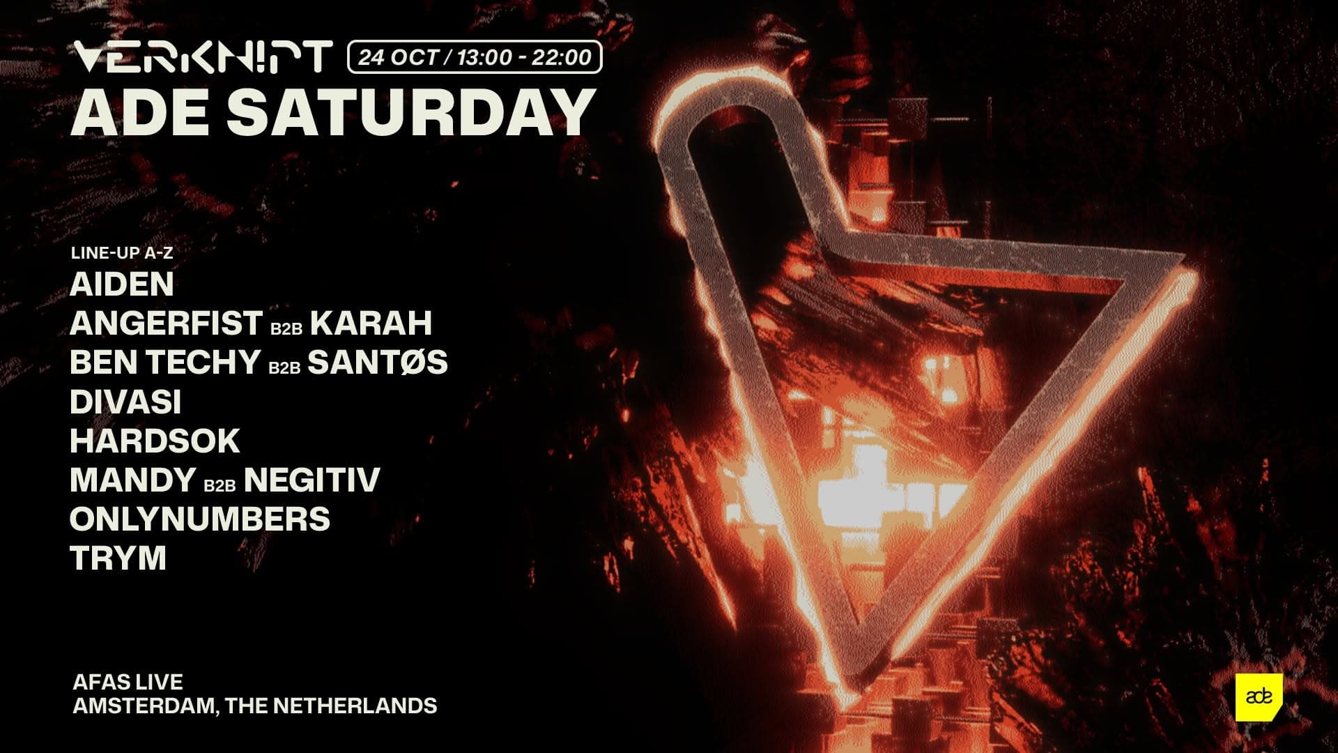 Verknipt ADE Special Saturday