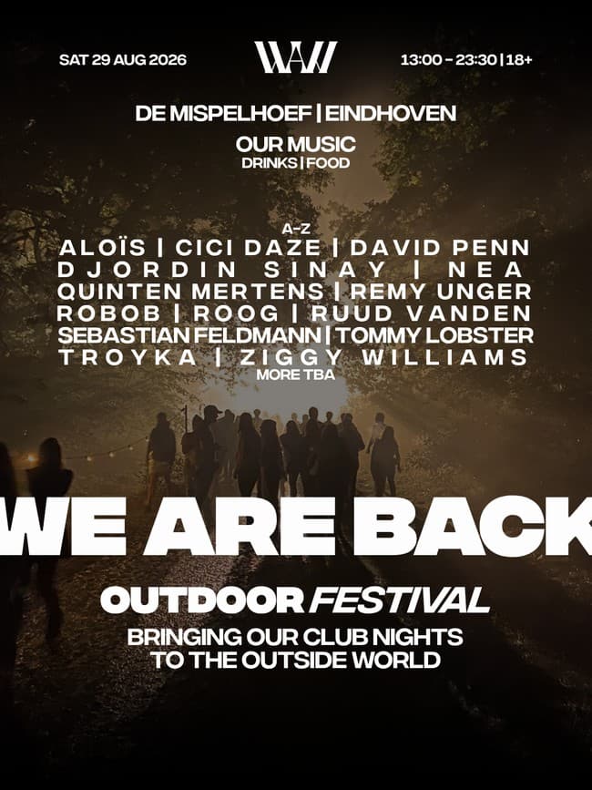 We are back outdoor festival