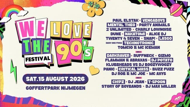 We Love The 90's Festival 2026