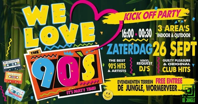 We Love The 90's Festival Party