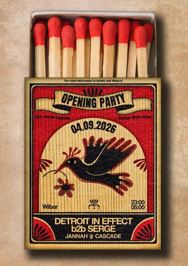 Wibar Opening Party w/ Detroit in Effect b2b Serge